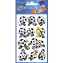 Z-Design 53392, Kinder Sticker, Fußbälle, 3 Bogen/30 Sticker