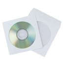 CD-Papierhüllen - weiß