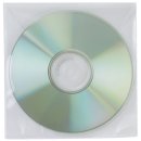 CD/DVD-Hüllen - Ungelocht, transparent, Packung mit 50 Stück