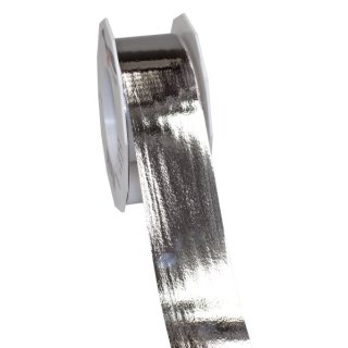 Ringelband - 40 mm x 25 m, metallic-silber