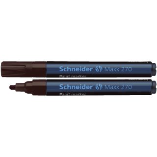 Schneider Lackmarker Maxx 270, 1-3 mm, braun