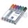 Flipchart-Marker Lumocolor&reg;,356 B nachf&uuml;llbar, STAEDTLER Box mit 6 Farben